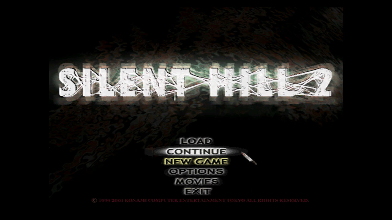 Silent Hill 2 Director's Cut logo. Silent hill director cut